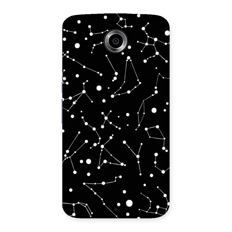 Black Constellation Pattern Back Case for Nexsus 6