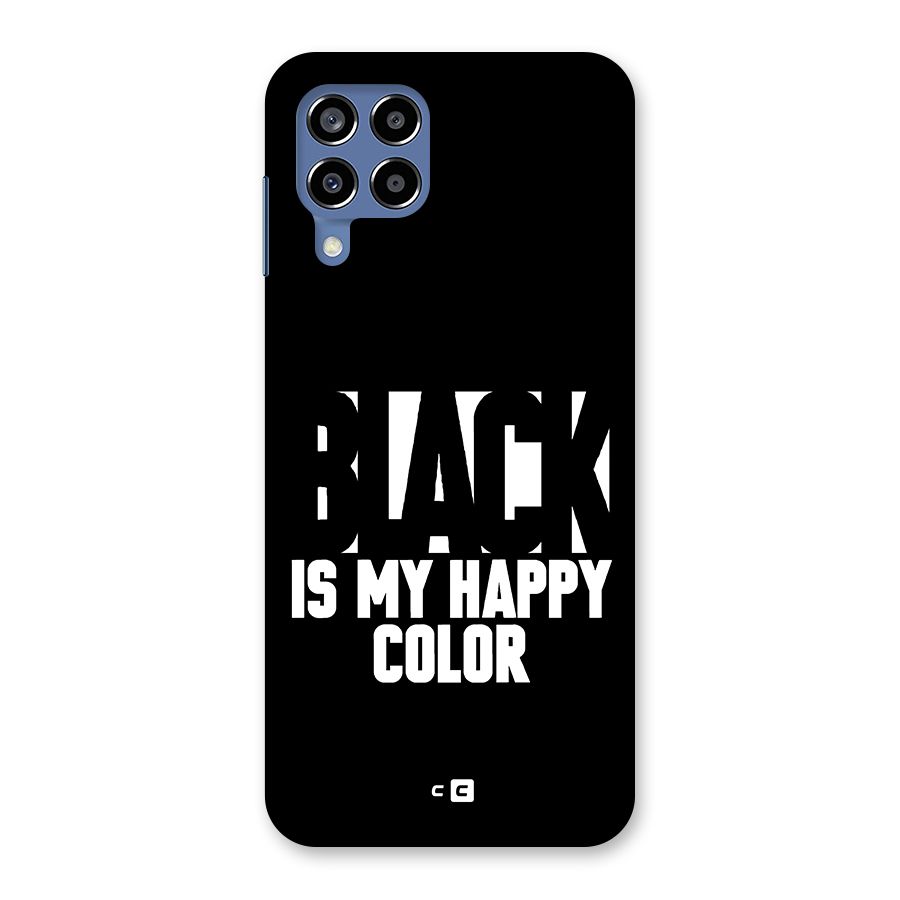 Black My Happy Color Back Case for Galaxy M53 5G