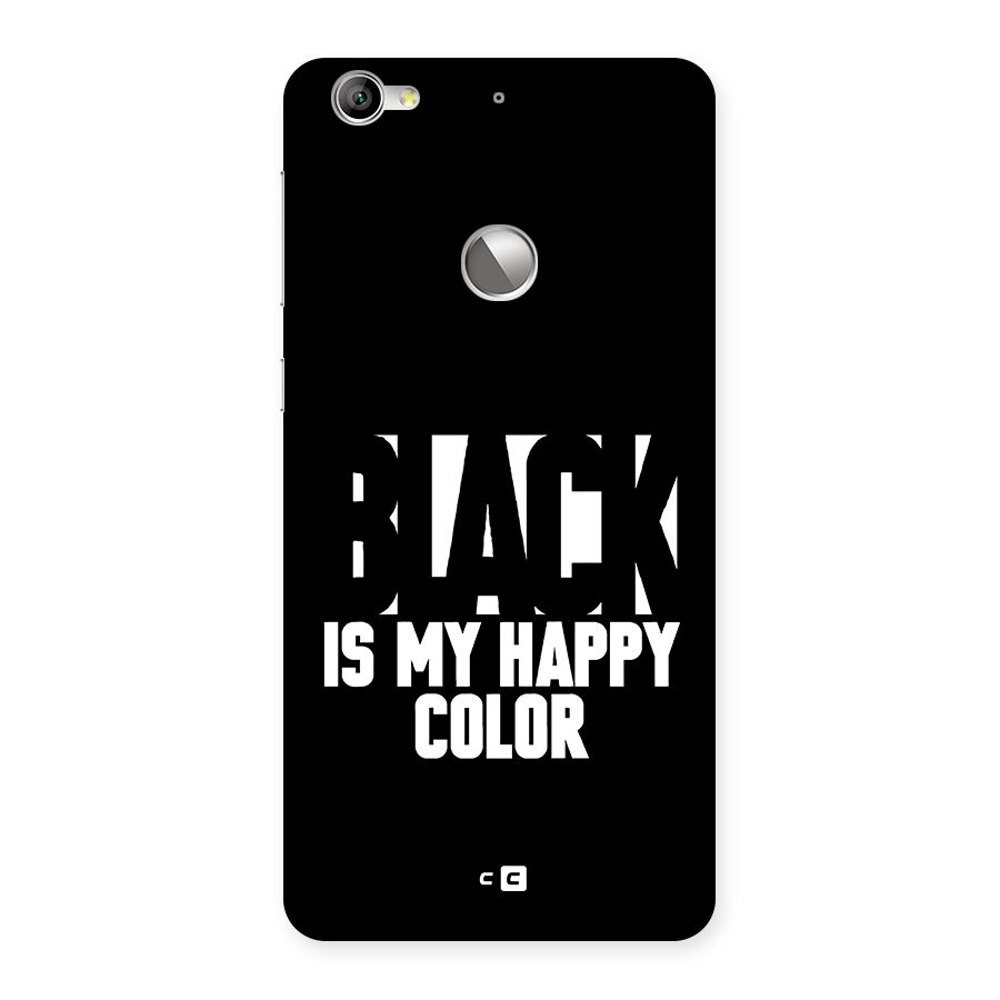 Black My Happy Color Back Case for Le 1S