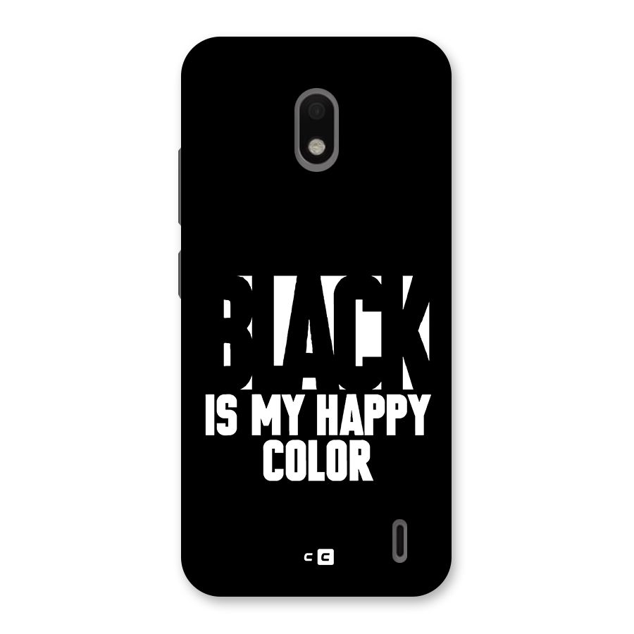 Black My Happy Color Back Case for Nokia 2.2