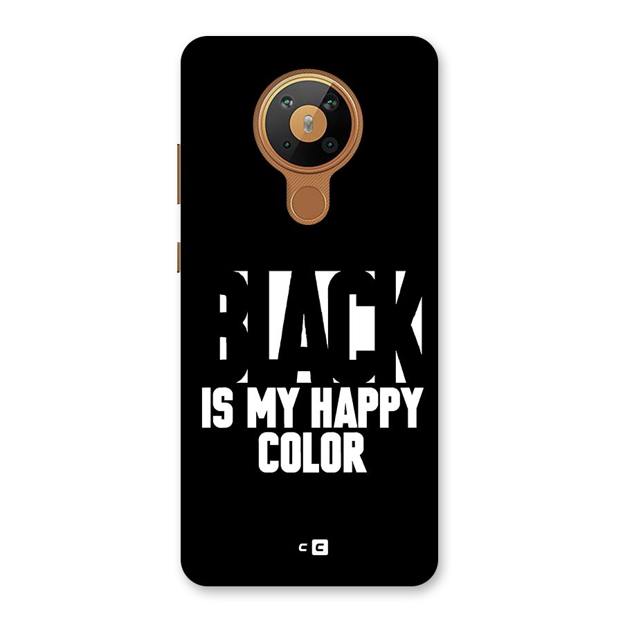 Black My Happy Color Back Case for Nokia 5.3