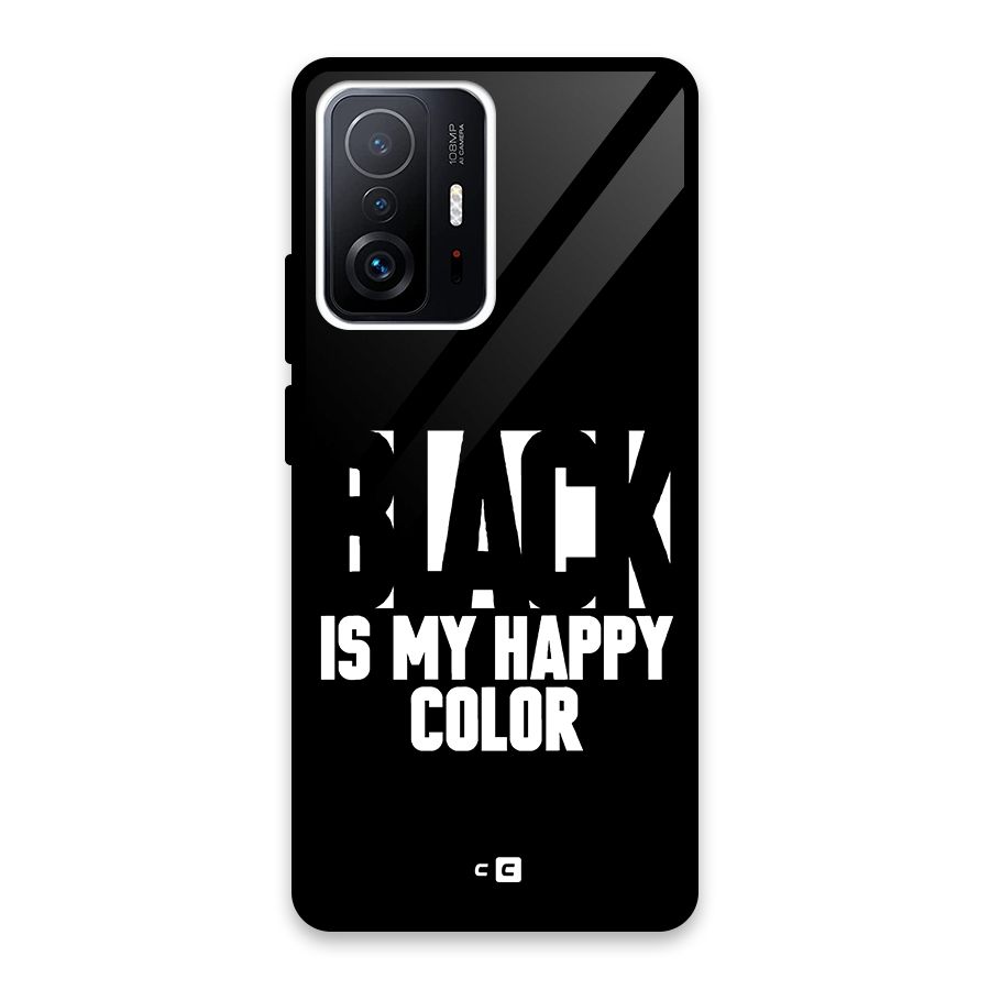 Black My Happy Color Back Case for Xiaomi 11T Pro