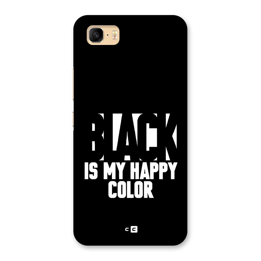 Black My Happy Color Back Case for Zenfone 3s Max