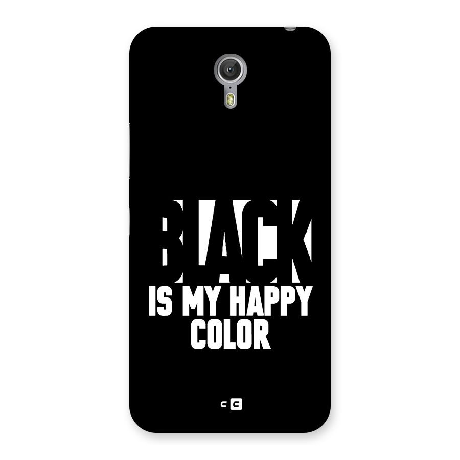 Black My Happy Color Back Case for Zuk Z1