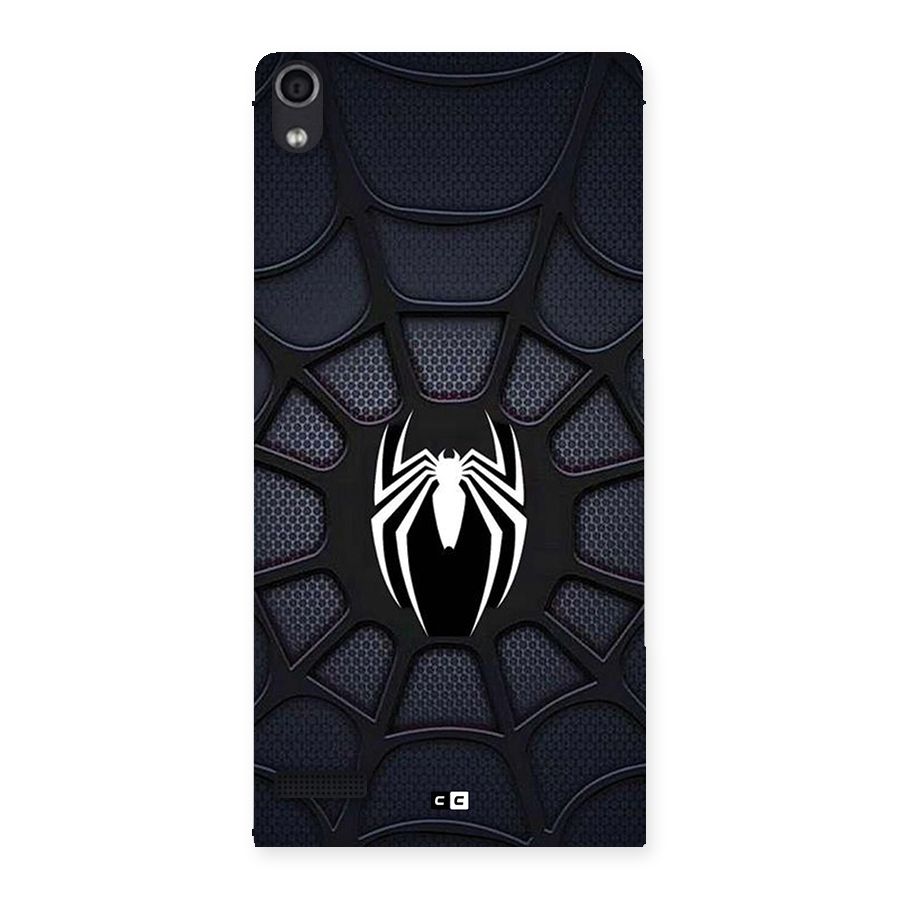Black Web Back Case for Ascend P6