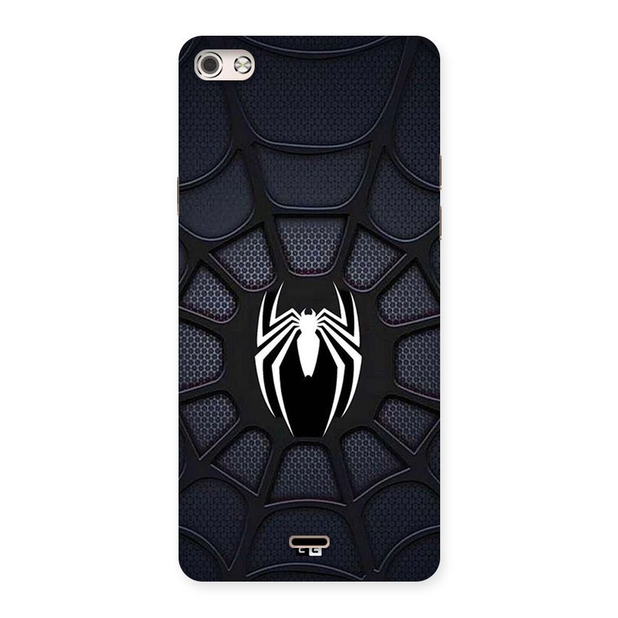 Black Web Back Case for Canvas Silver 5