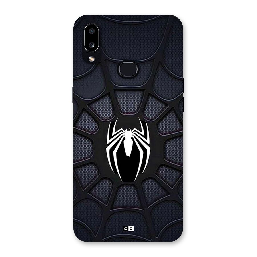 Black Web Back Case for Galaxy A10s