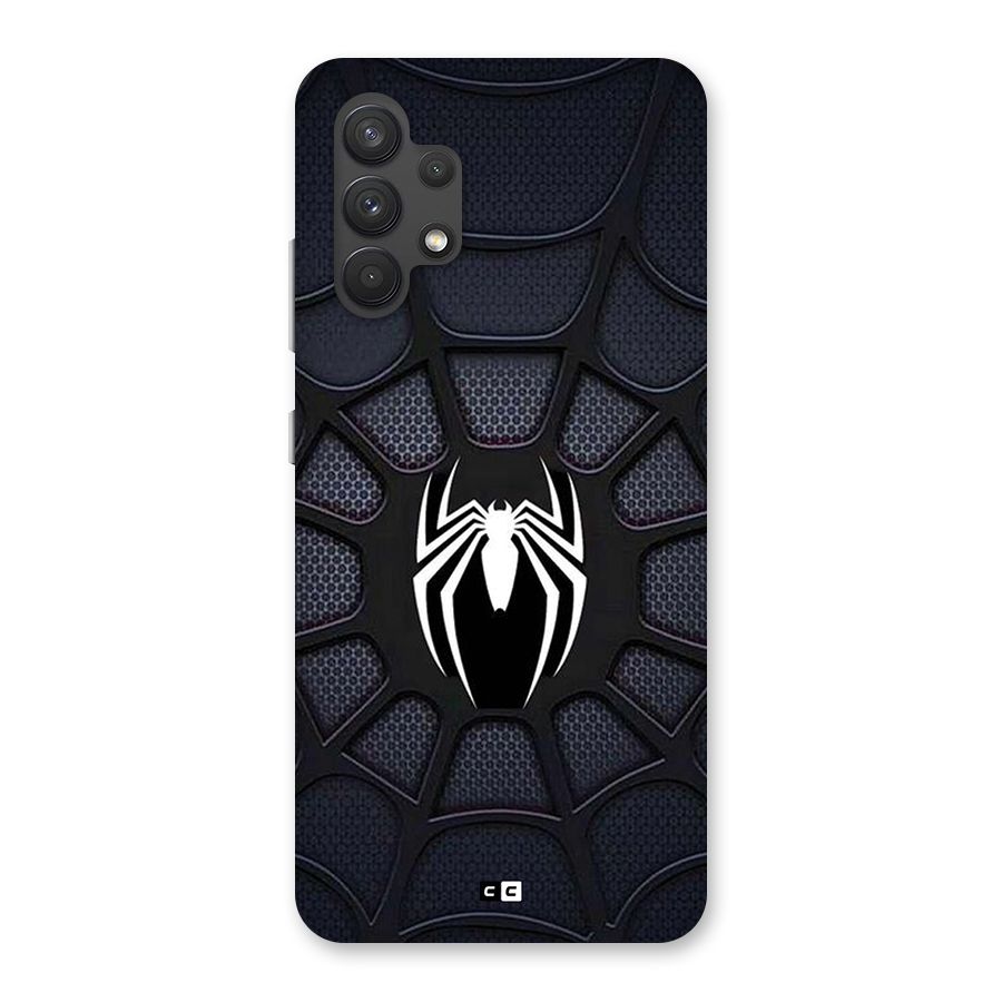 Black Web Back Case for Galaxy A32
