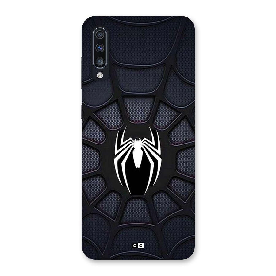 Black Web Back Case for Galaxy A70