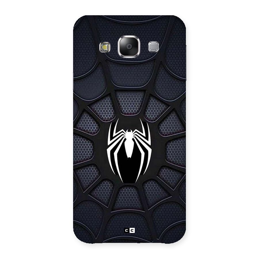 Black Web Back Case for Galaxy E5