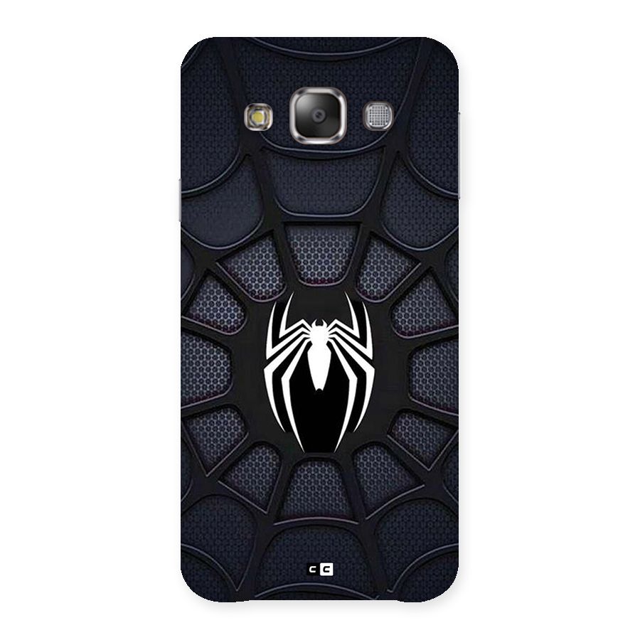 Black Web Back Case for Galaxy E7