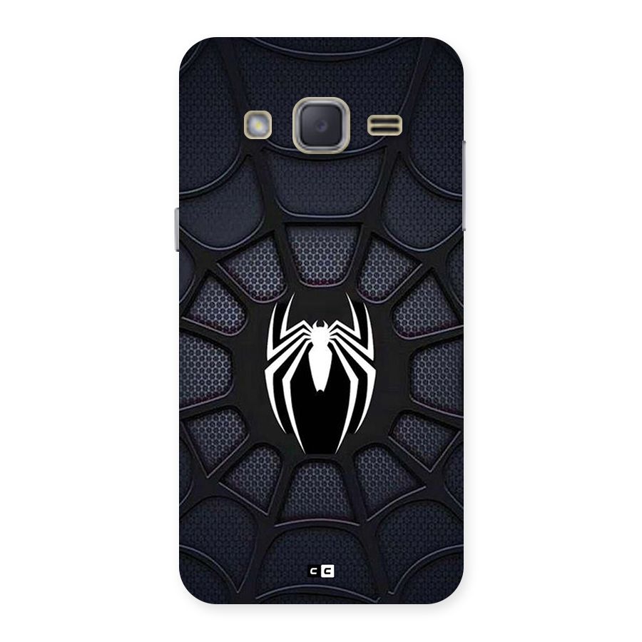 Black Web Back Case for Galaxy J2