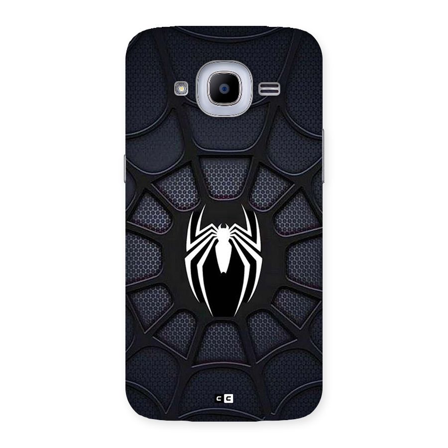 Black Web Back Case for Galaxy J2 Pro