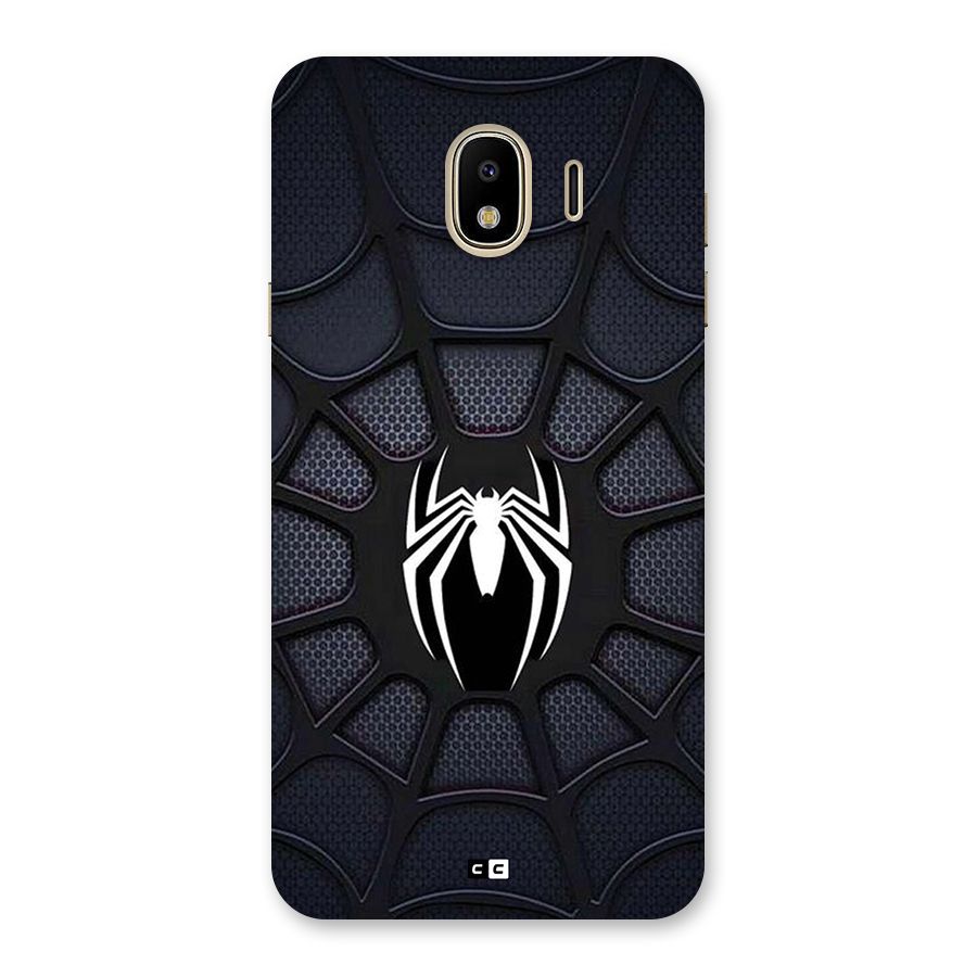 Black Web Back Case for Galaxy J4