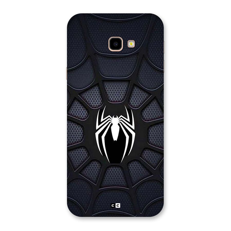 Black Web Back Case for Galaxy J4 Plus