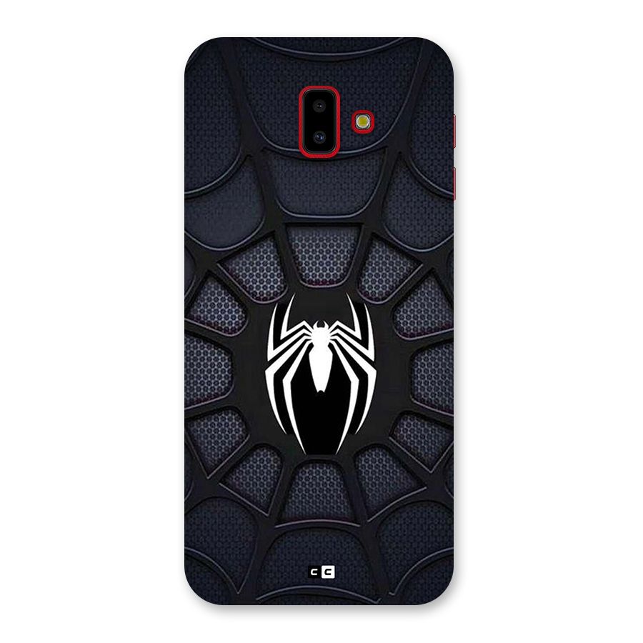 Black Web Back Case for Galaxy J6 Plus