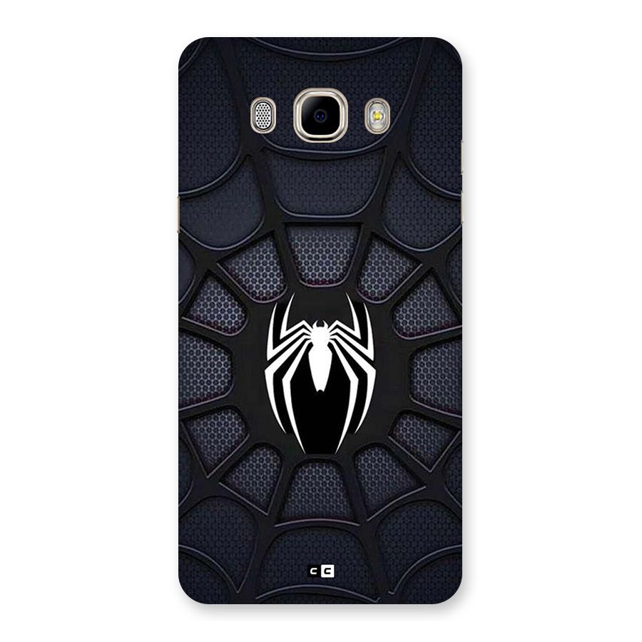 Black Web Back Case for Galaxy J7 2016