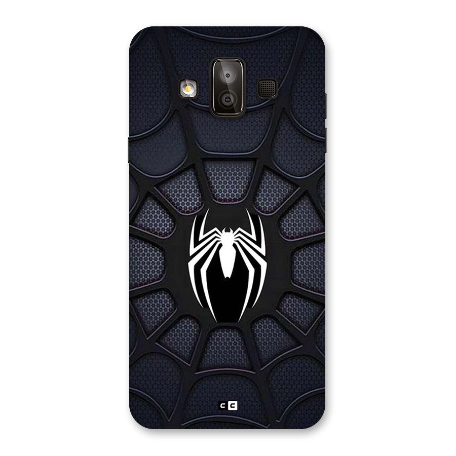 Black Web Back Case for Galaxy J7 Duo