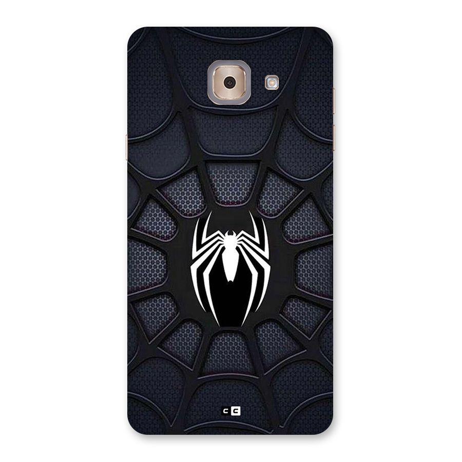 Black Web Back Case for Galaxy J7 Max