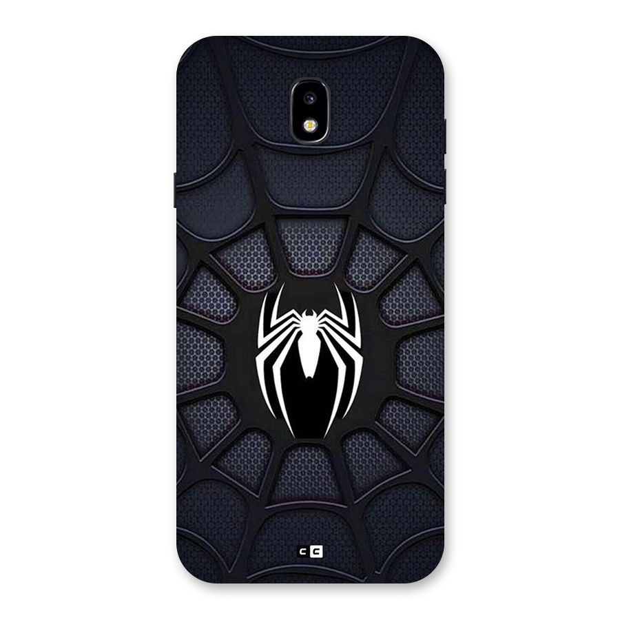 Black Web Back Case for Galaxy J7 Pro