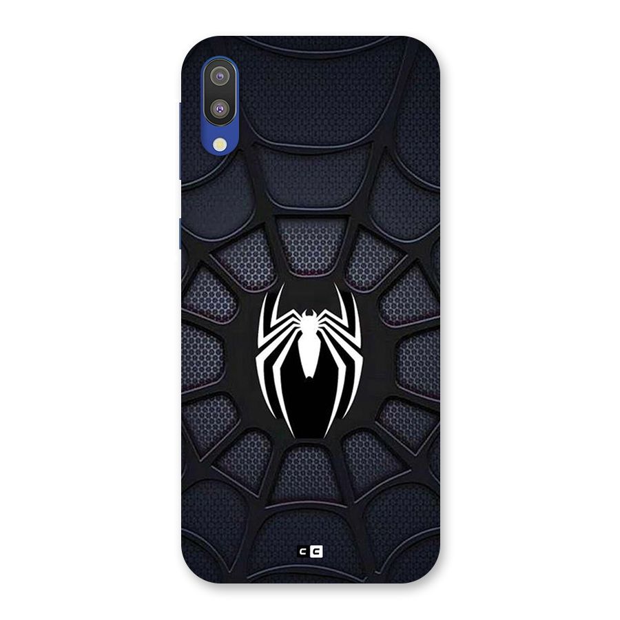 Black Web Back Case for Galaxy M10