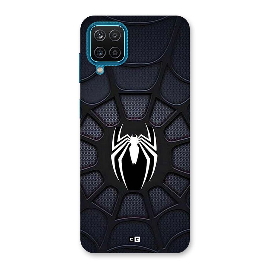 Black Web Back Case for Galaxy M12
