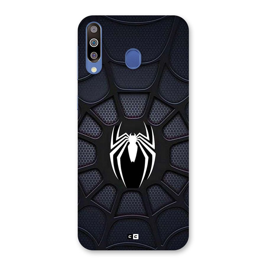 Black Web Back Case for Galaxy M30