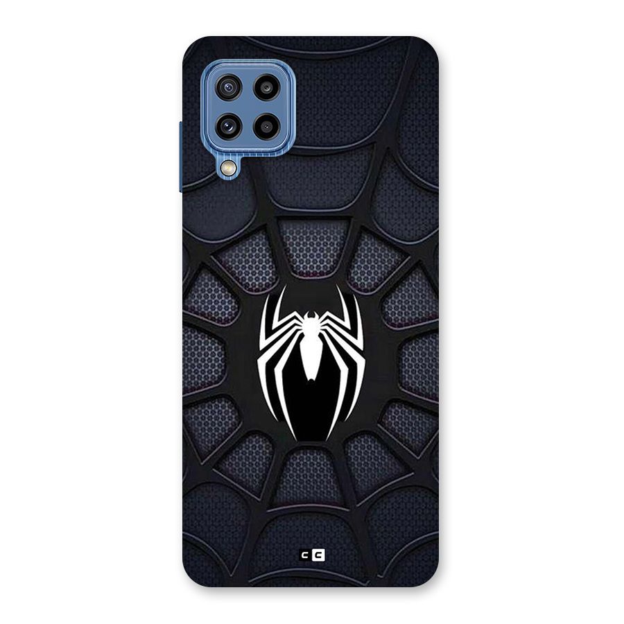 Black Web Back Case for Galaxy M32