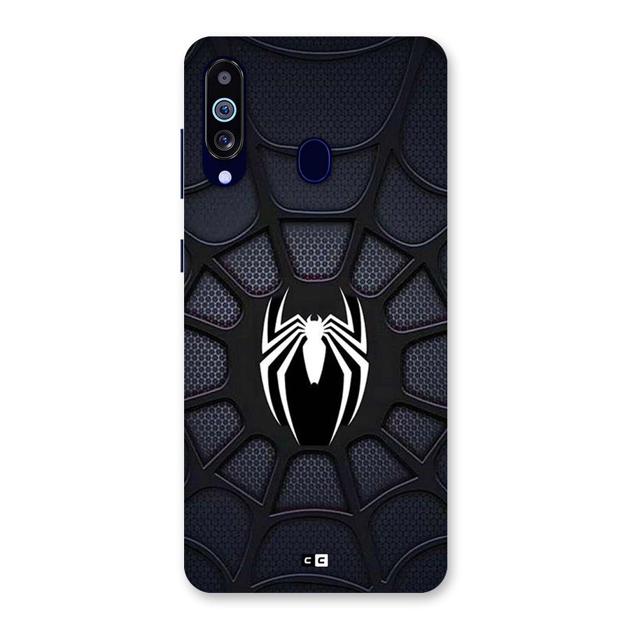 Black Web Back Case for Galaxy M40