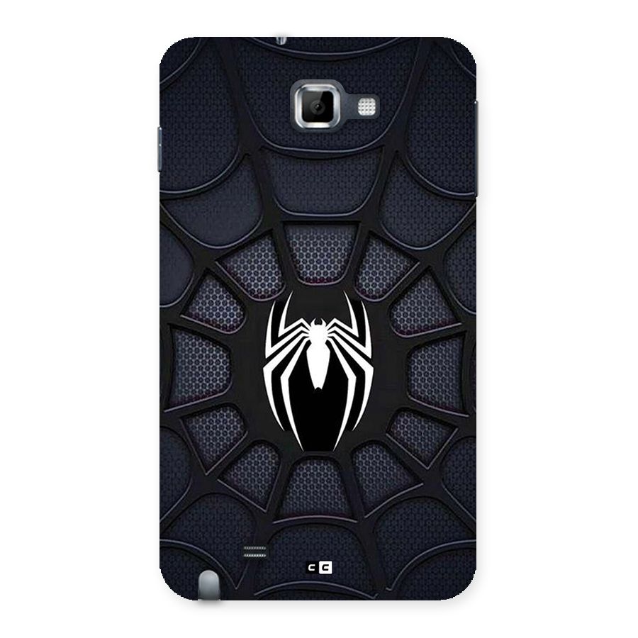 Black Web Back Case for Galaxy Note