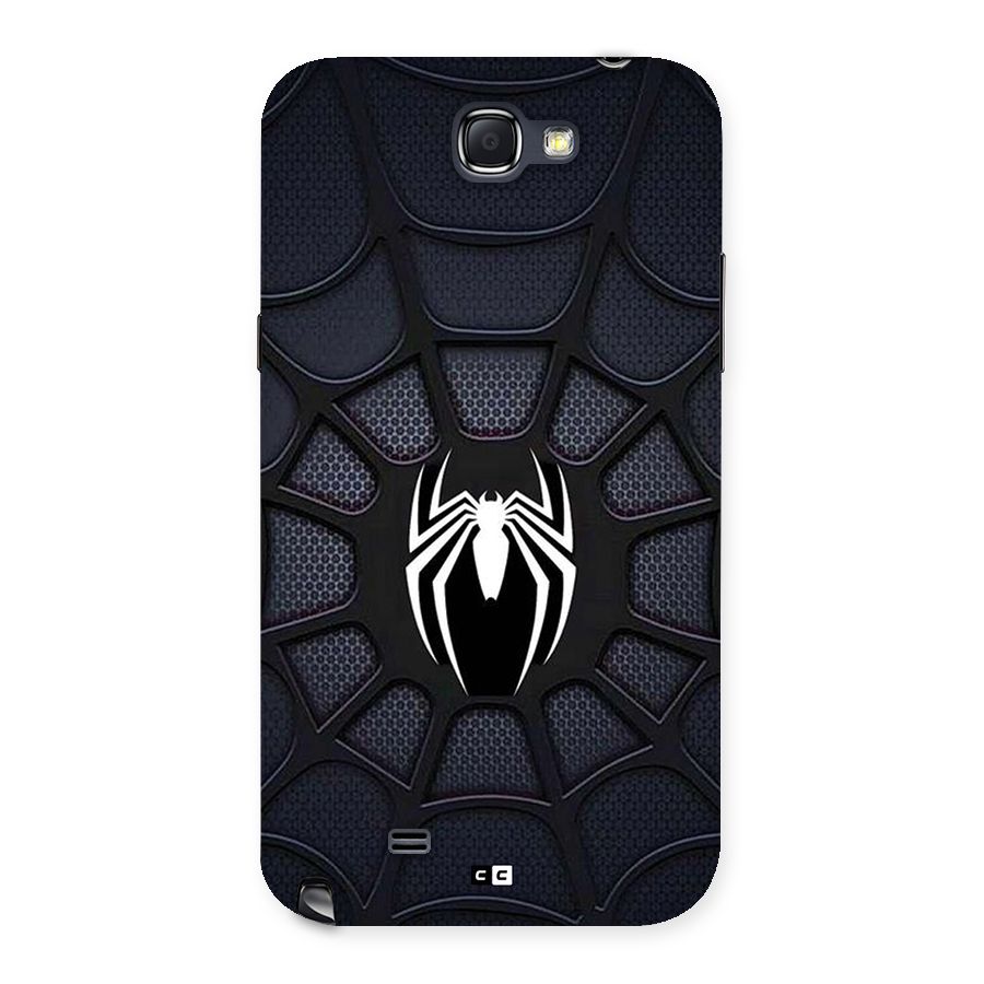 Black Web Back Case for Galaxy Note 2