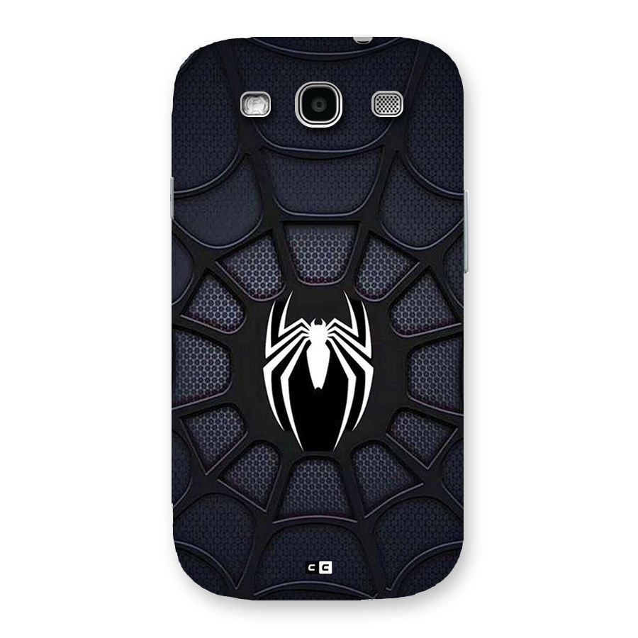 Black Web Back Case for Galaxy S3