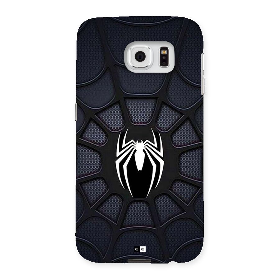Black Web Back Case for Galaxy S6