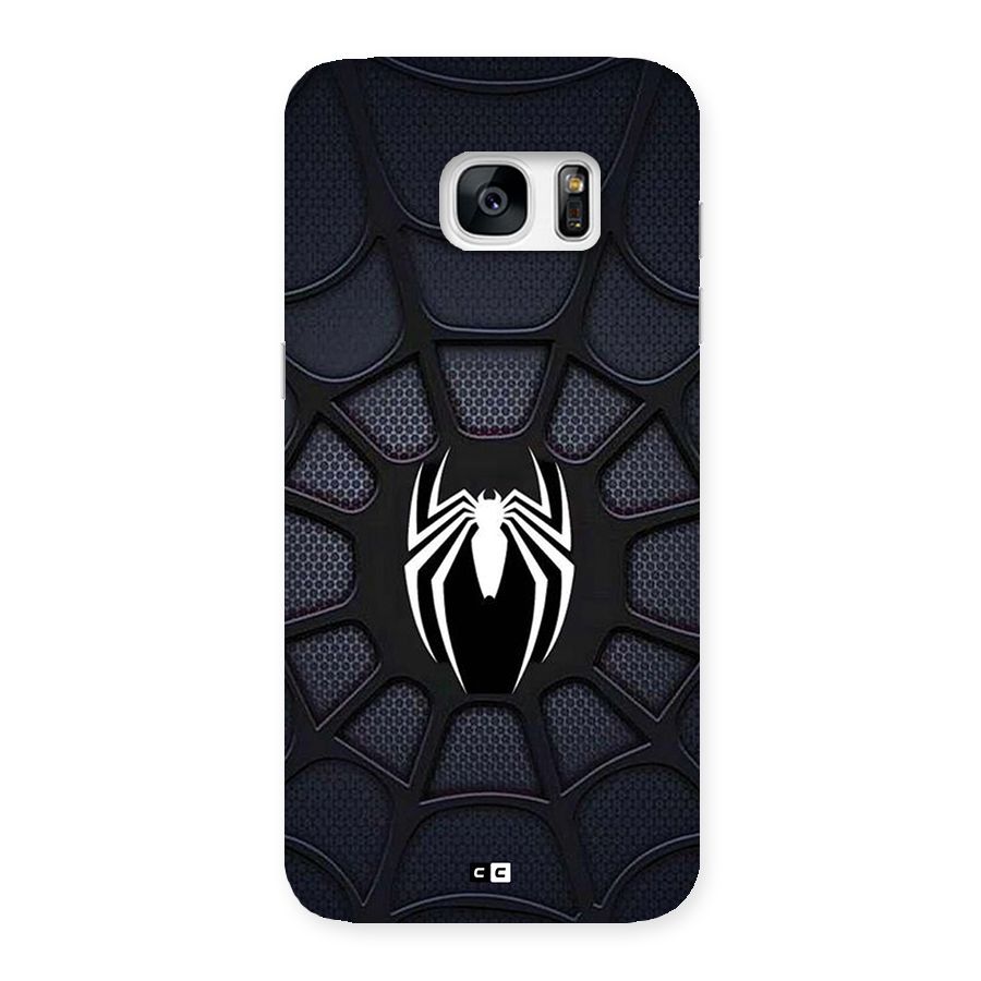 Black Web Back Case for Galaxy S7 Edge