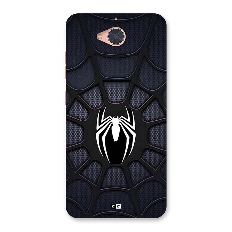 Black Web Back Case for Gionee S6 Pro