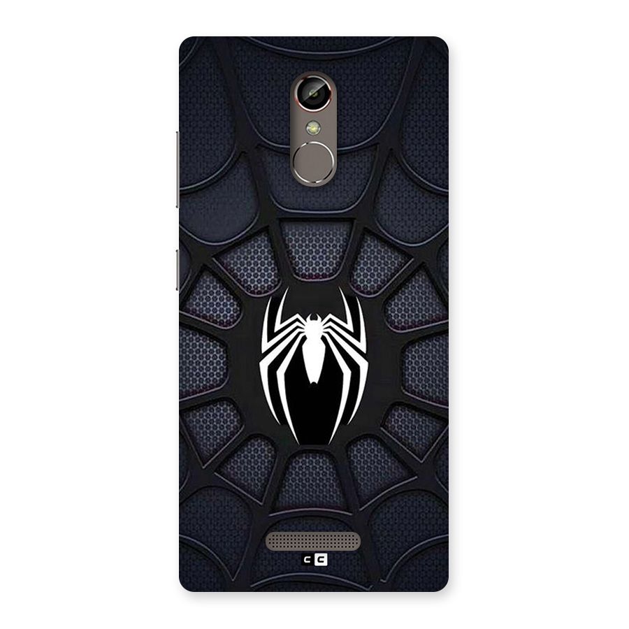 Black Web Back Case for Gionee S6s