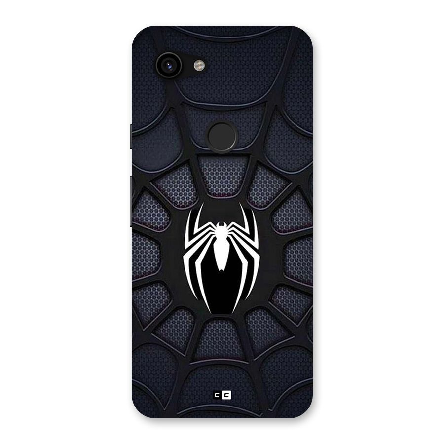 Black Web Back Case for Google Pixel 3a