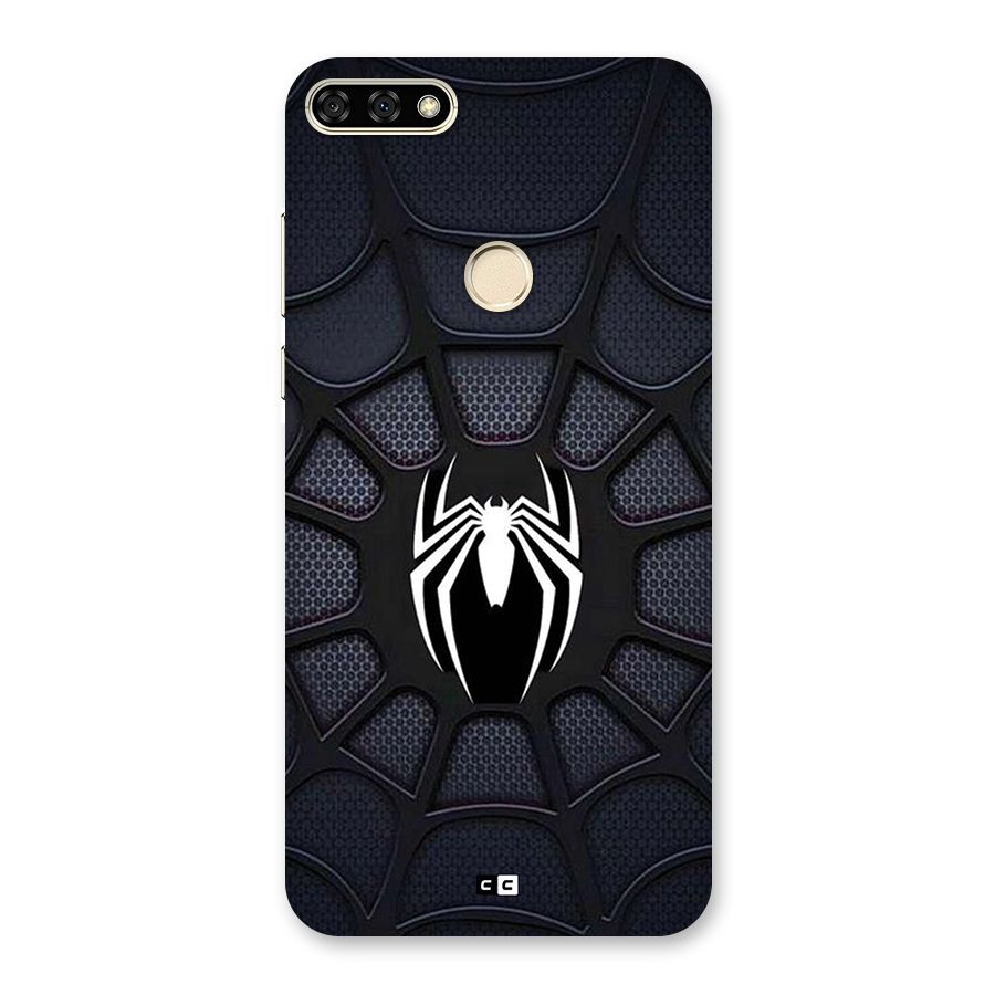 Black Web Back Case for Honor 7A