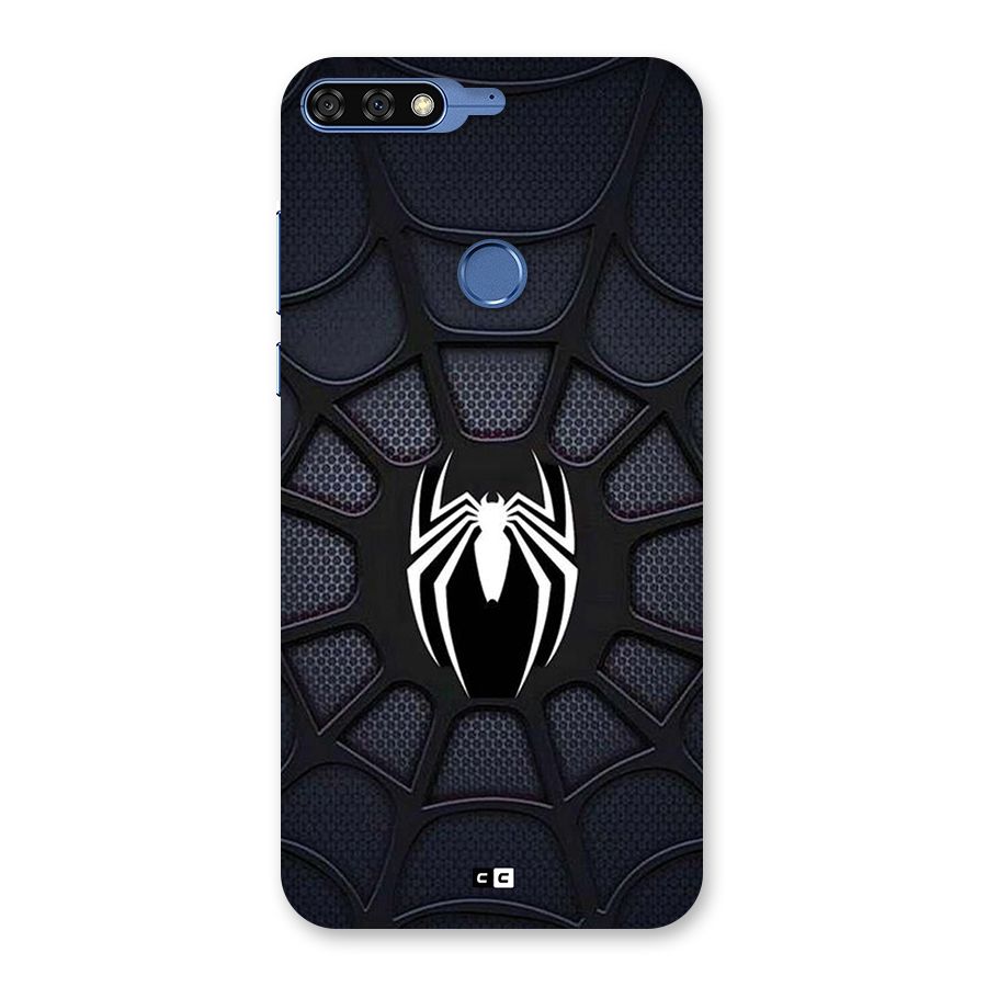 Black Web Back Case for Honor 7C