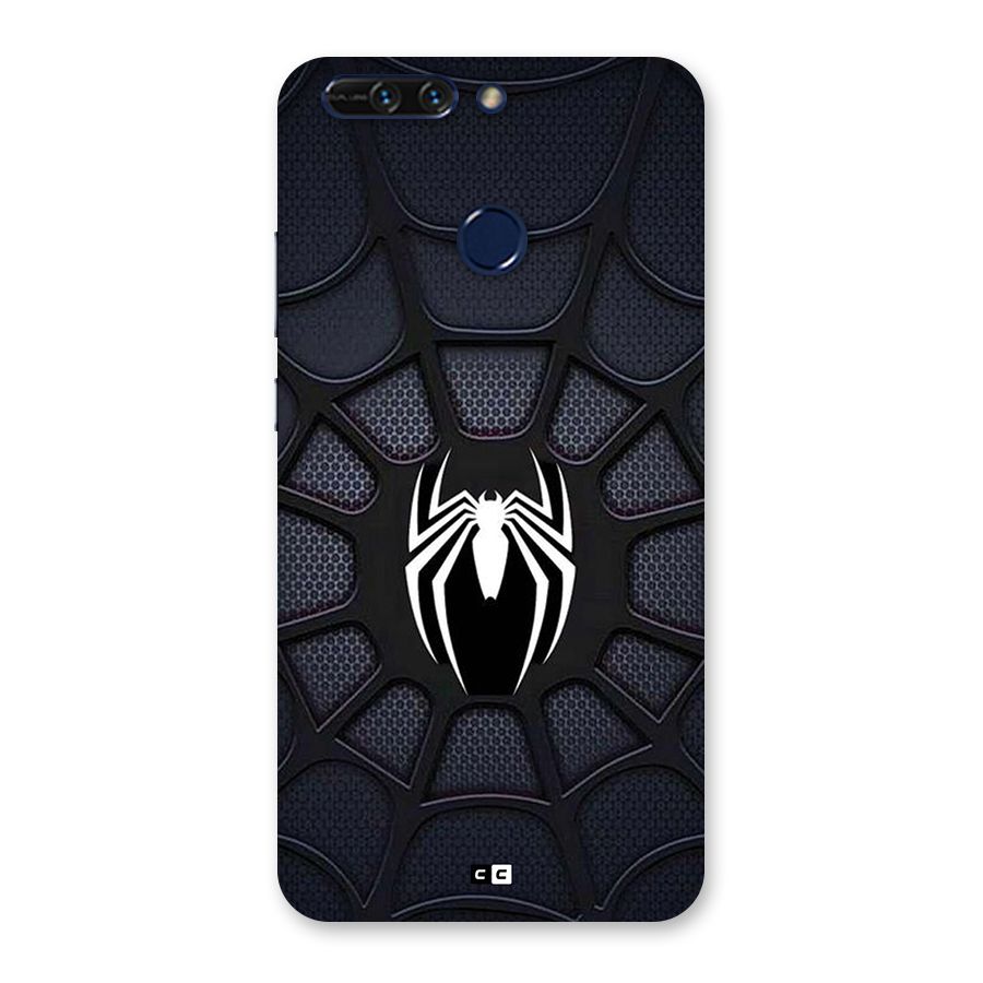 Black Web Back Case for Honor 8 Pro