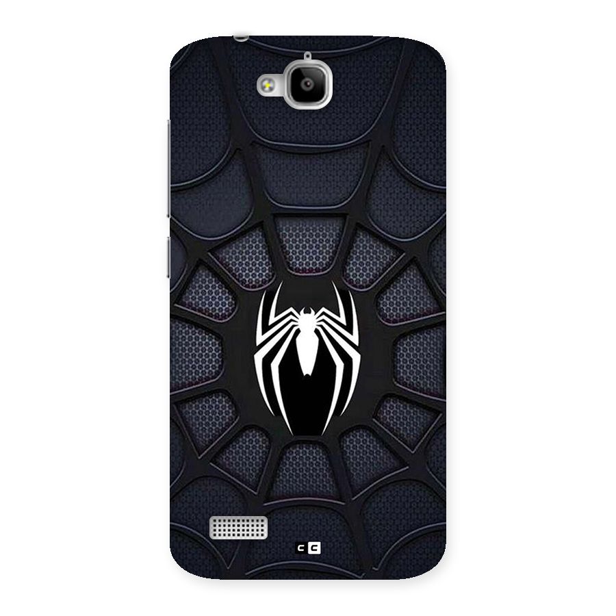 Black Web Back Case for Honor Holly