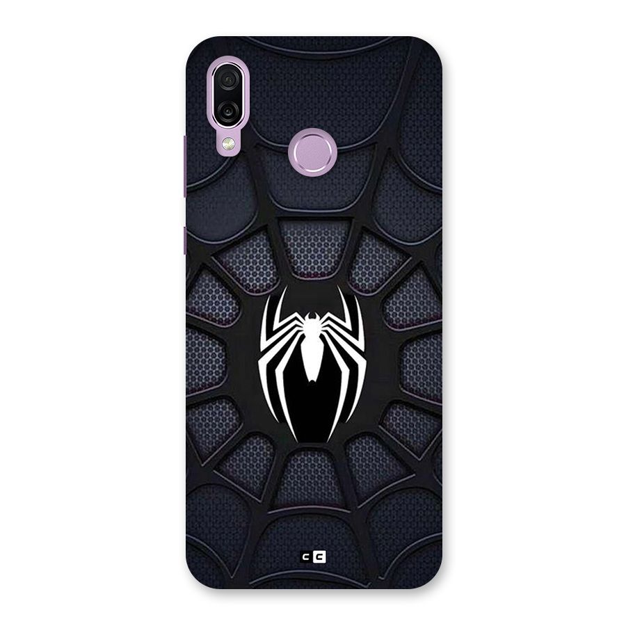 Black Web Back Case for Honor Play
