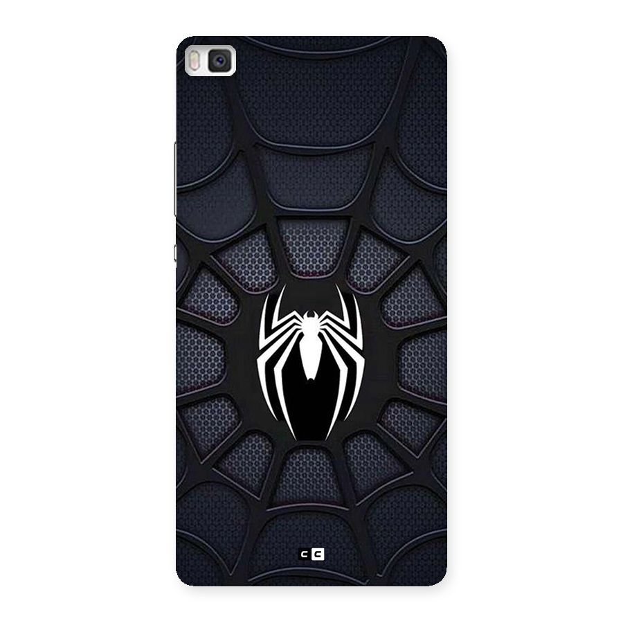 Black Web Back Case for Huawei P8