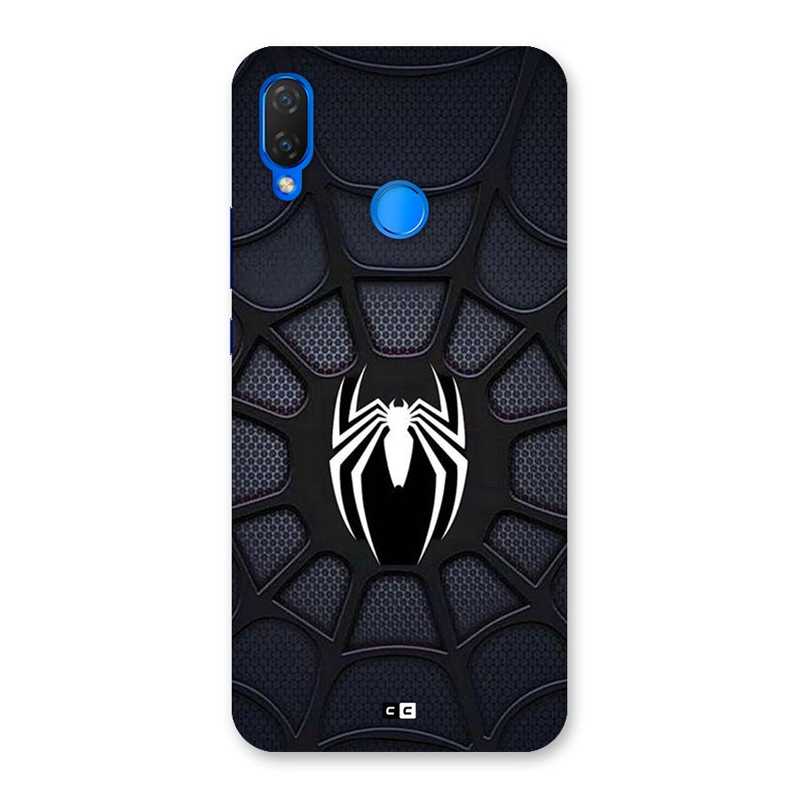 Black Web Back Case for Huawei P Smart Plus