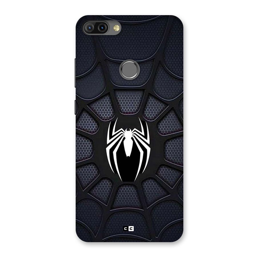 Black Web Back Case for Infinix Hot 6 Pro