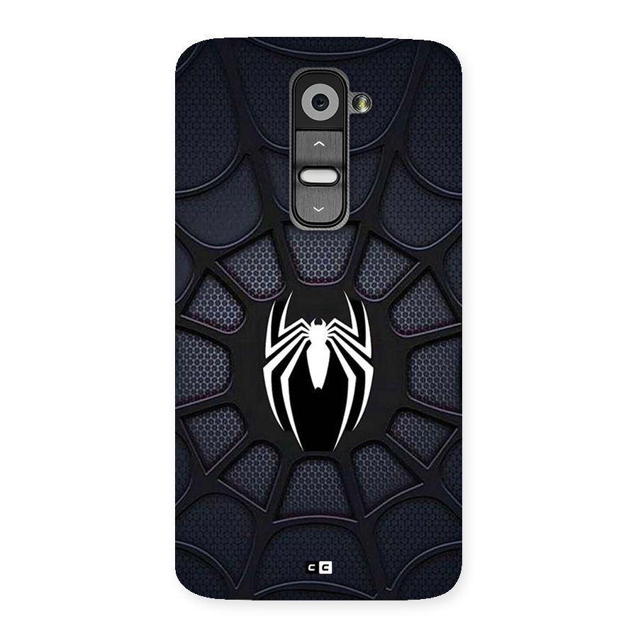 Black Web Back Case for LG G2