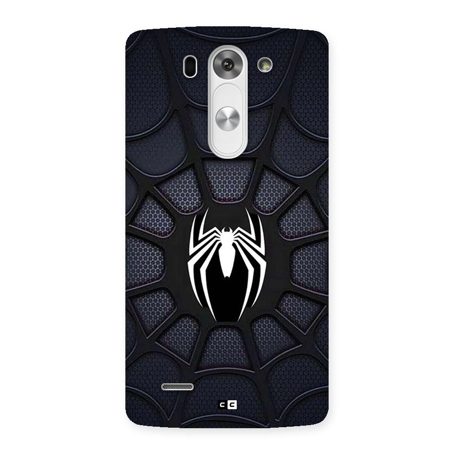 Black Web Back Case for LG G3 Mini