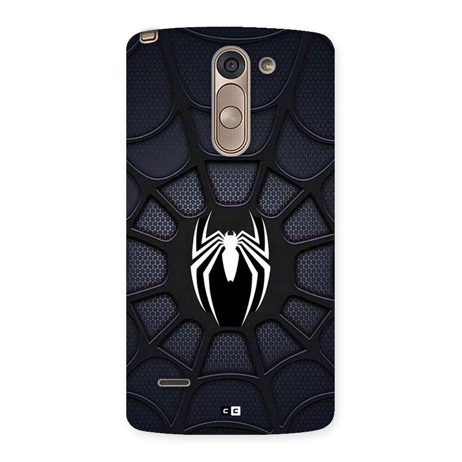 Black Web Back Case for LG G3 Stylus