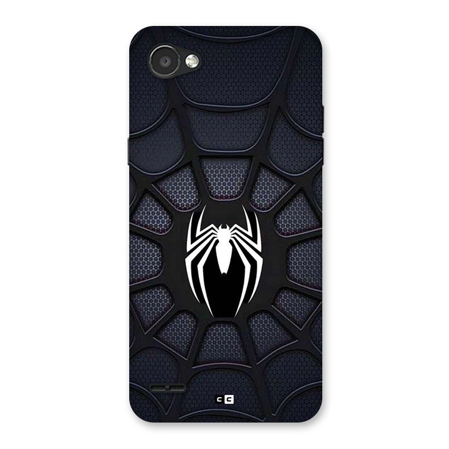 Black Web Back Case for LG Q6