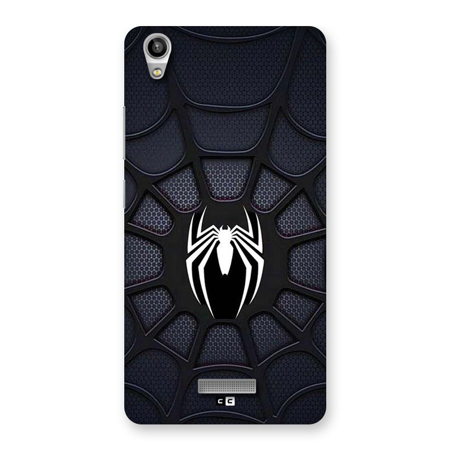 Black Web Back Case for Lava Pixel V1